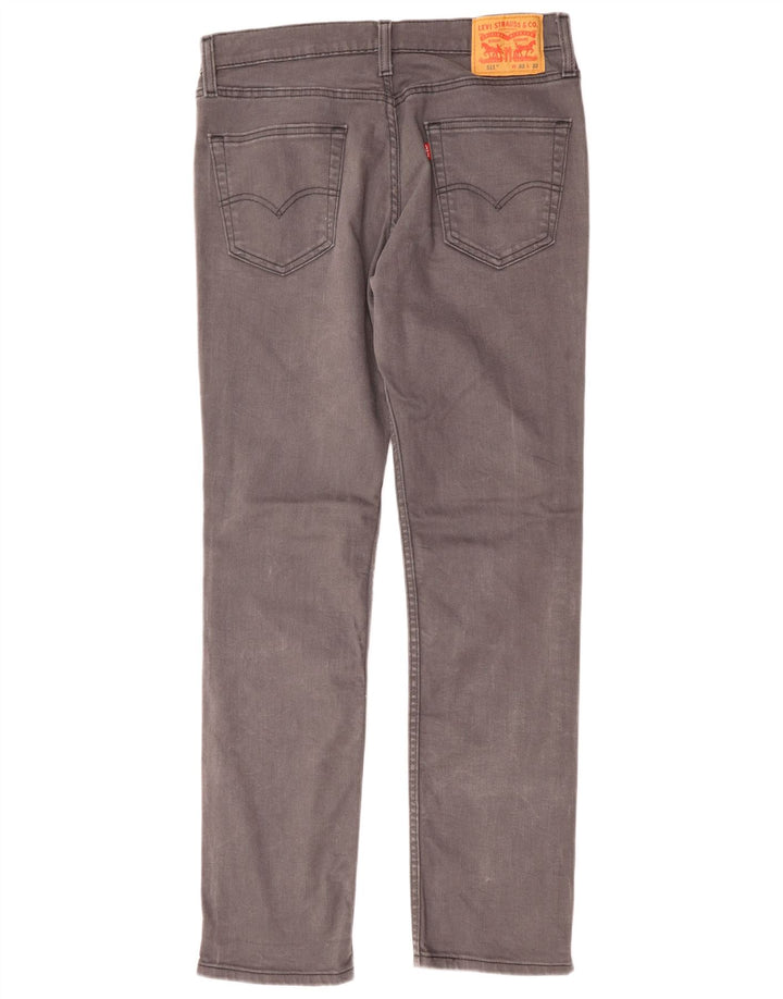Levi's Herre 511 Slim Jeans W33 L32 Grå Bomuld