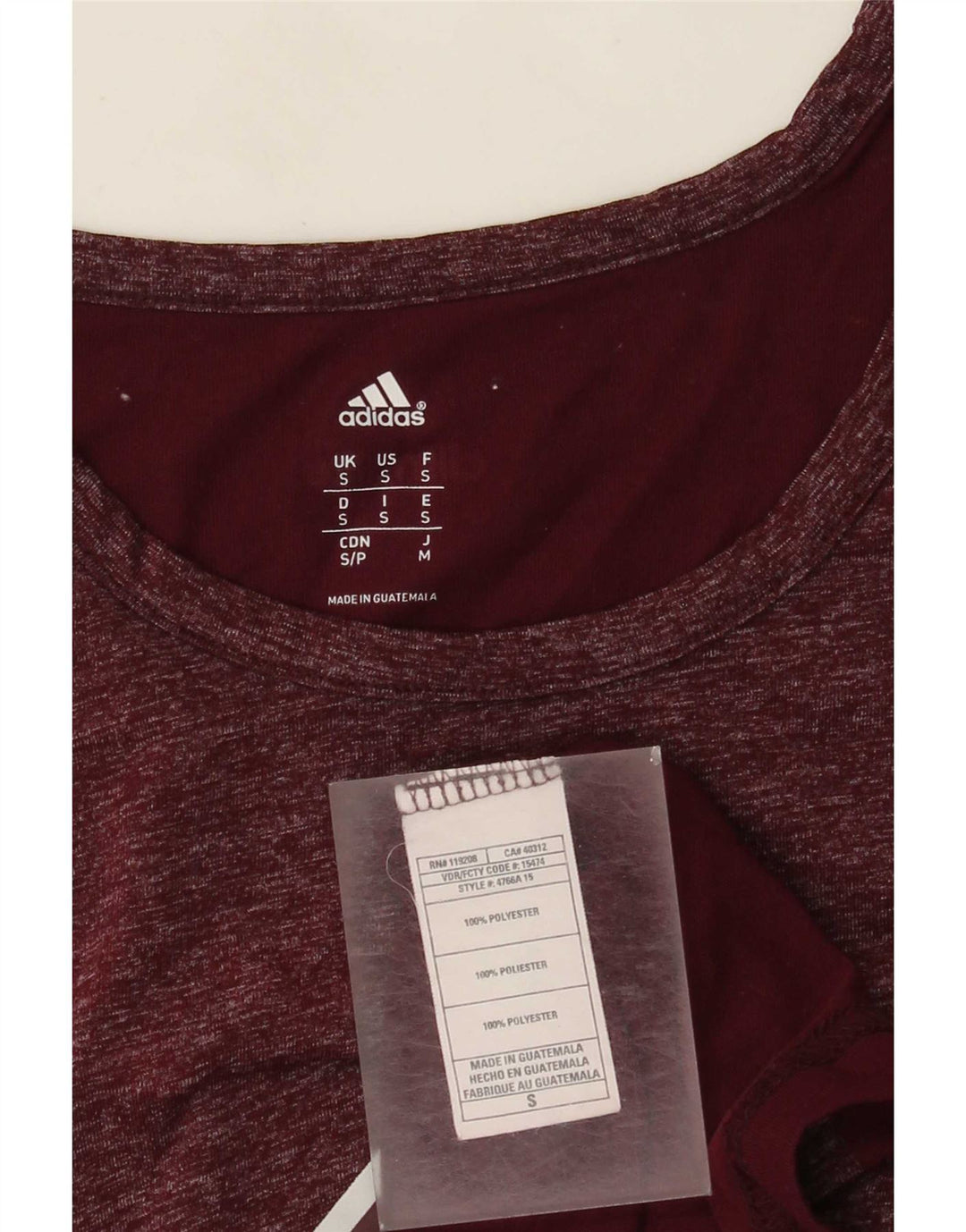 Adidas Herre Colorado Rapids Grafisk Vest Top Lille Bourgogne Polyester
