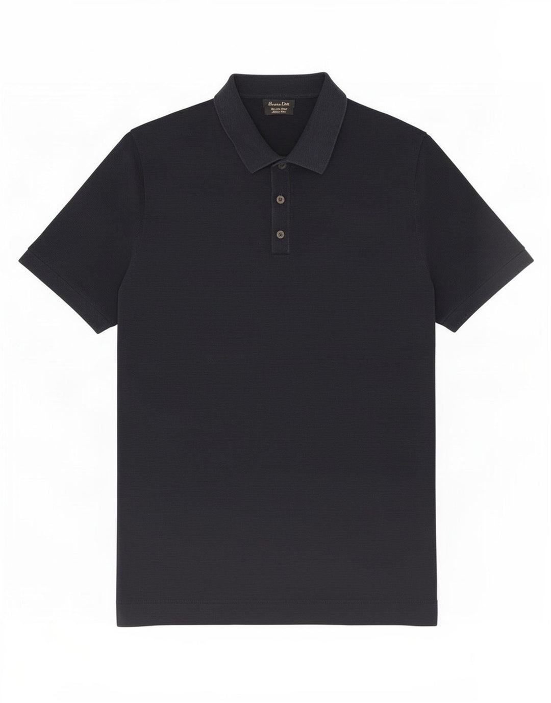 Massimo Dutti Herre Polo Shirt Large Navy Blue