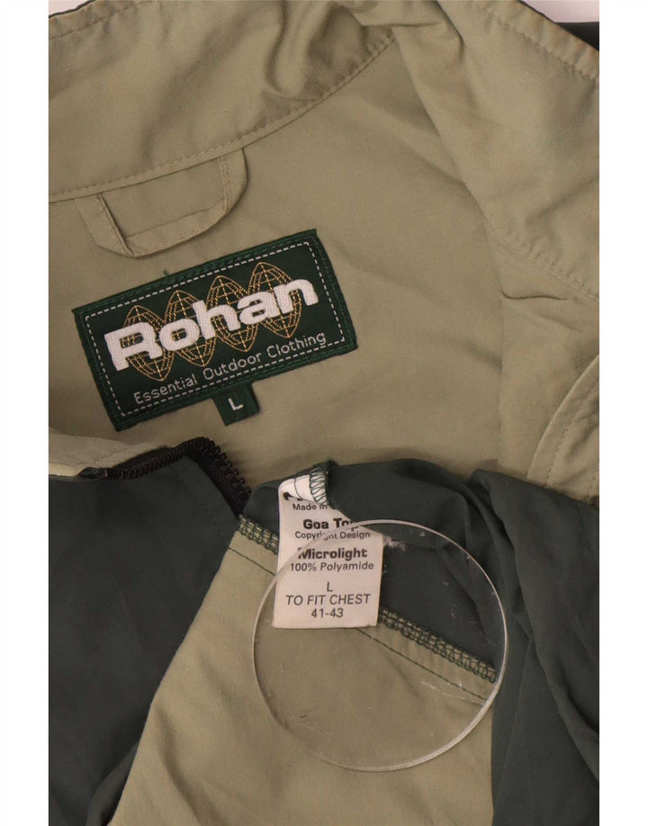 Rohan Herre Anorak Jacket UK 40 Large Grøn Polyamid