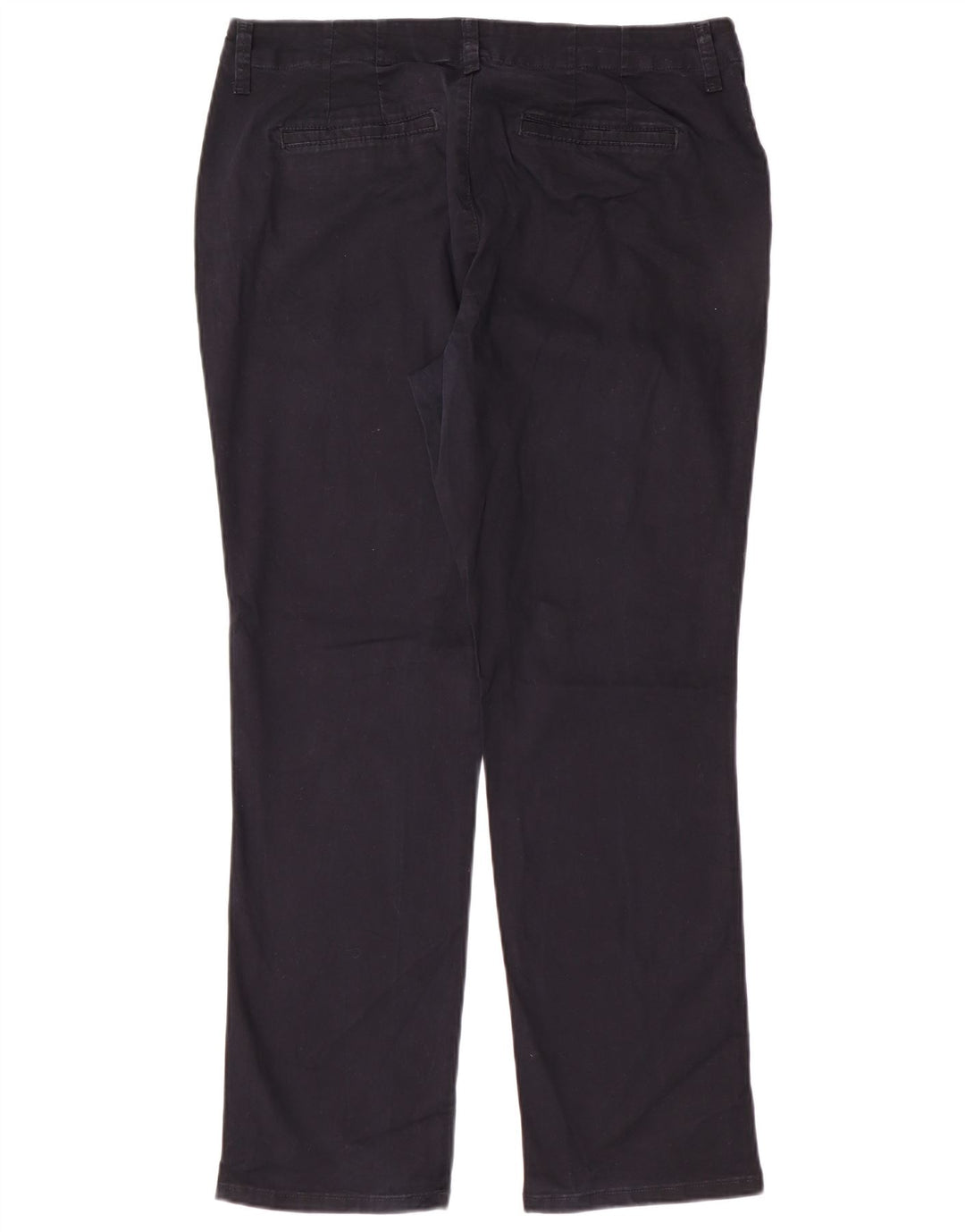 Lee Kvinder Short Chino Bukser US 12 Large W34 L28 Navy Blue Bomuld