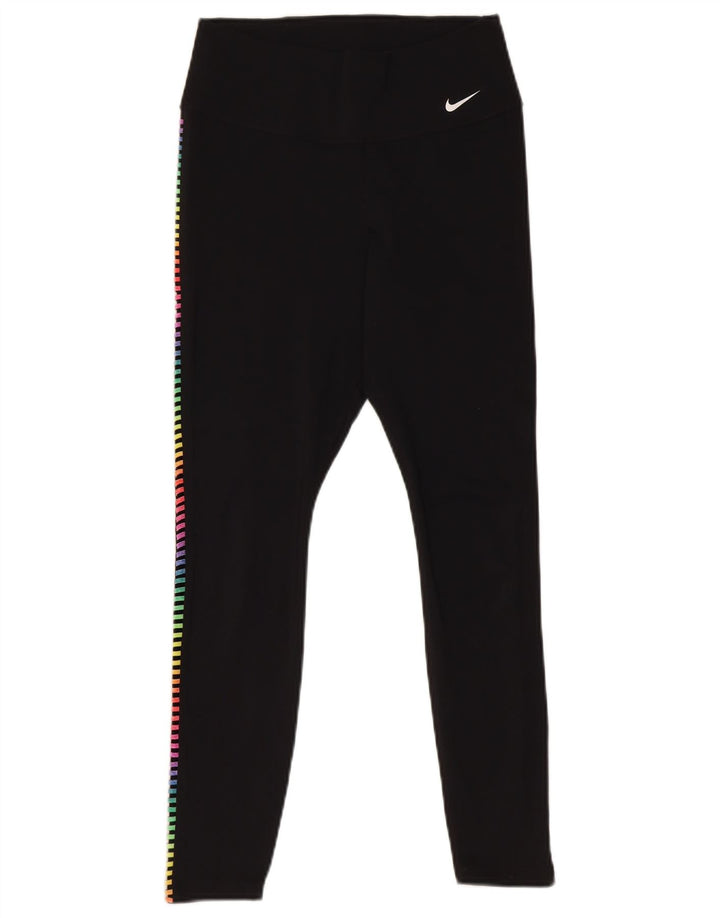 Nike Dame Dri Fit Leggings UK 8 Lille Sort