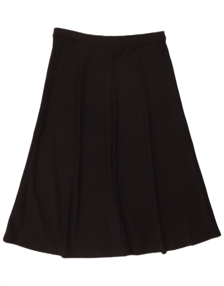 Marks & Spencer A-line nederdel til kvinder UK 14 Large W34 Black Polyester