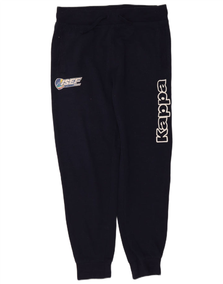 Kappa Herre grafisk træningsdragt Bukser Joggers Små marineblå polyester