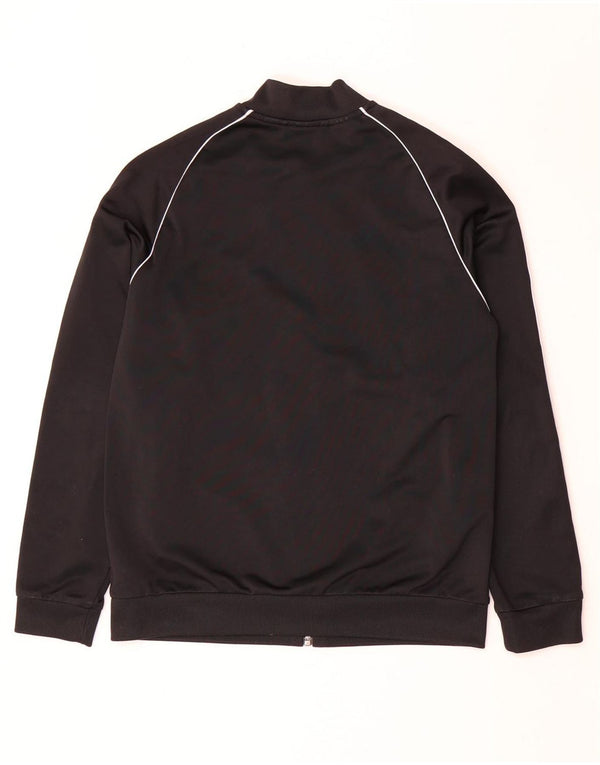 Adidas Drenge Træningsdragt Topjakke 12-13 År Sort Polyester