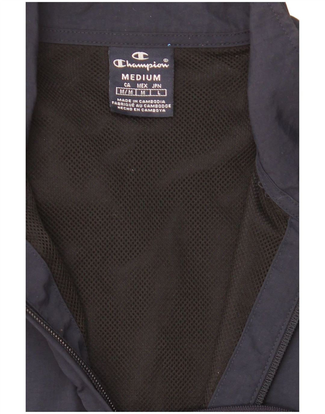 CHAMPION Herre grafisk træningsdragt Topjakke Medium Navy Blue