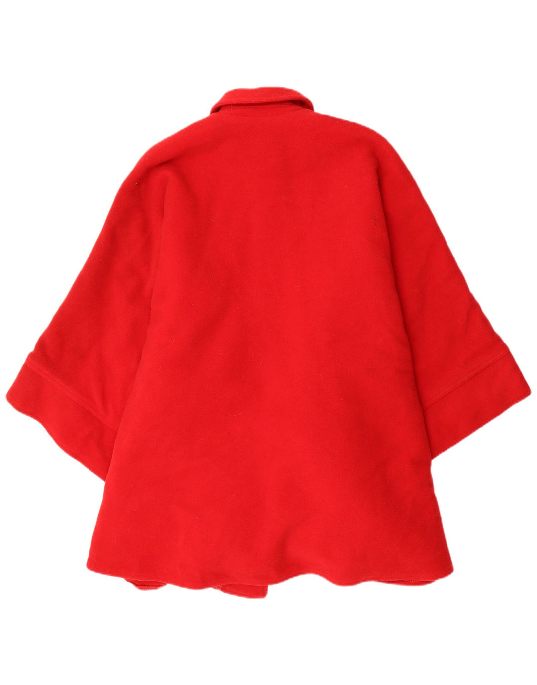 Vintage piger poncho frakke 11-12 år rød uld