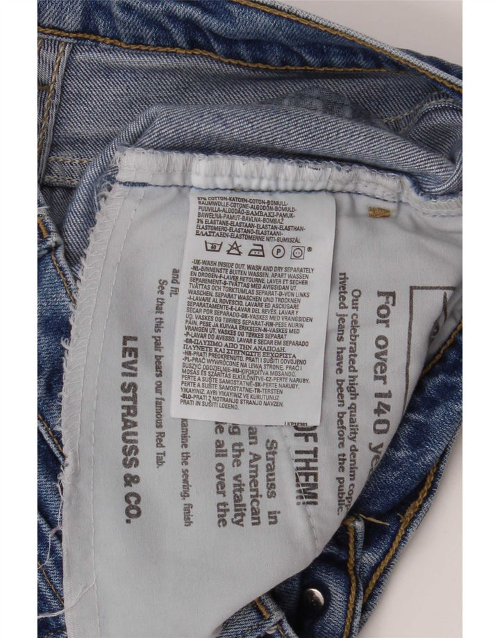Levi's denimshorts til kvinder W28 mellemblå bomuld