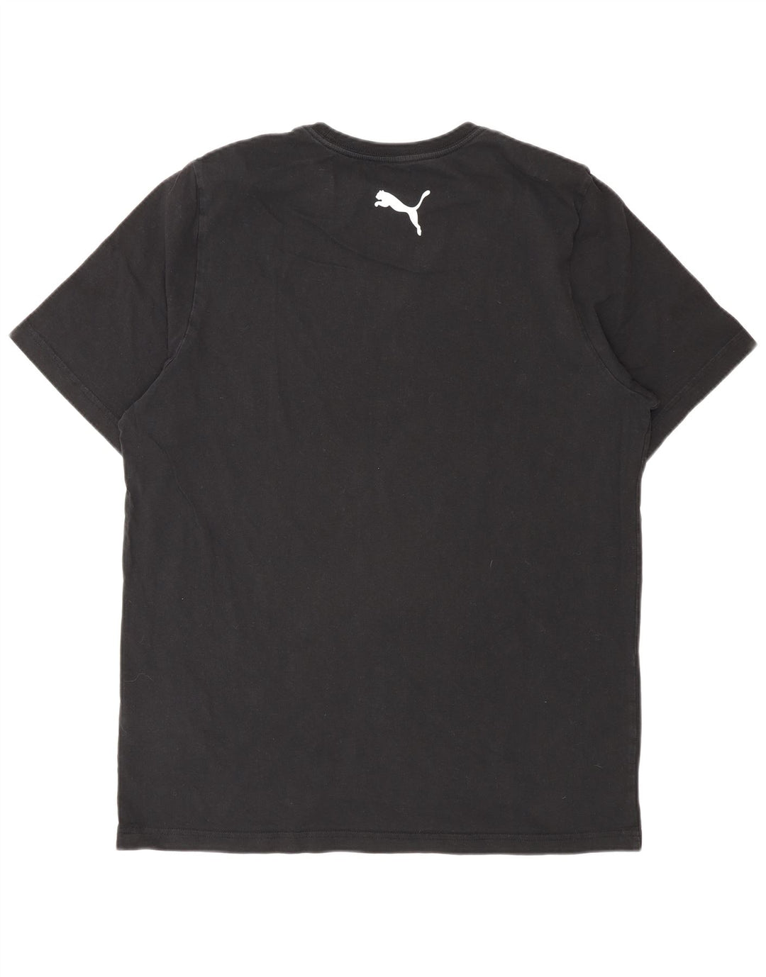 Puma Herre T-Shirt Top Stor Sort Bomuld