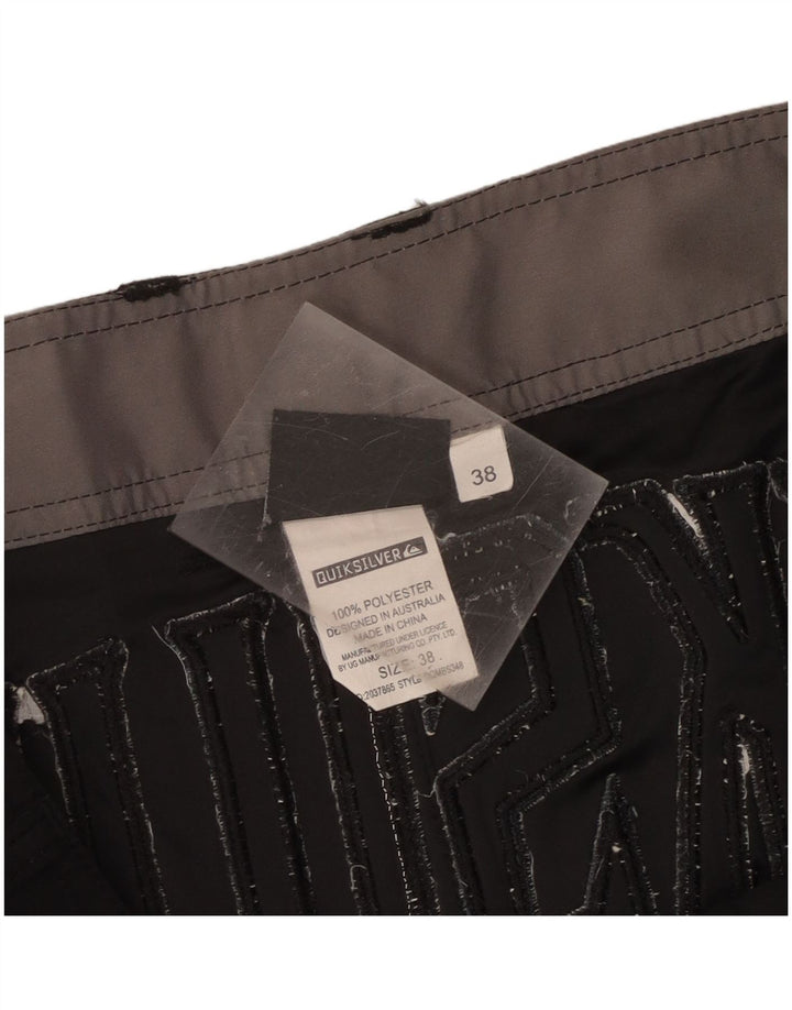 Quiksilver Herre grafiske svømmeshorts XL sort polyester