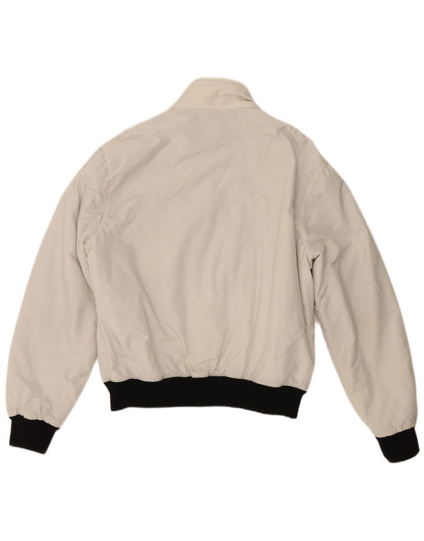 Refrigiwear Herre Bomber Jacket UK 40 Large White Colourblock Polyamid