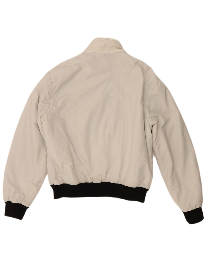 Refrigiwear Herre Bomber Jacket UK 40 Large White Colourblock Polyamid