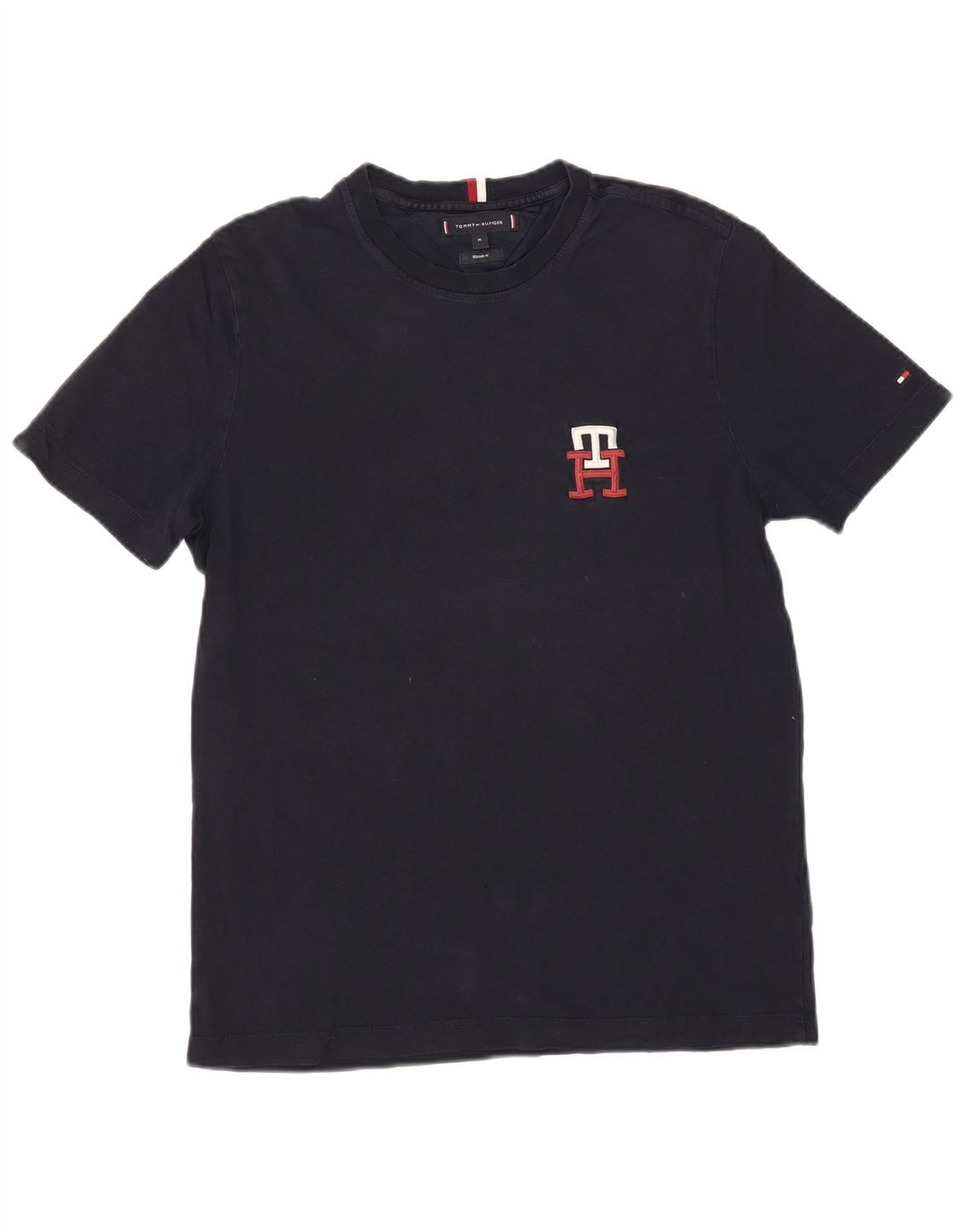 Tommy Hilfiger Herre Regular Fit T-Shirt Top Medium Navy Blue