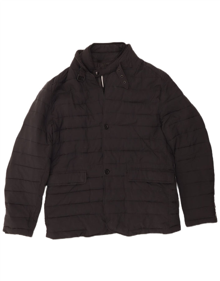 Zara Polstret Herrejakke UK 40 Stor Sort Polyester
