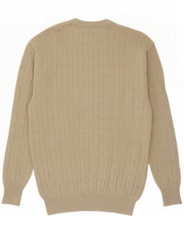 Paul & Shark sweater med rund hals til mænd Large Grey Virgin Wool