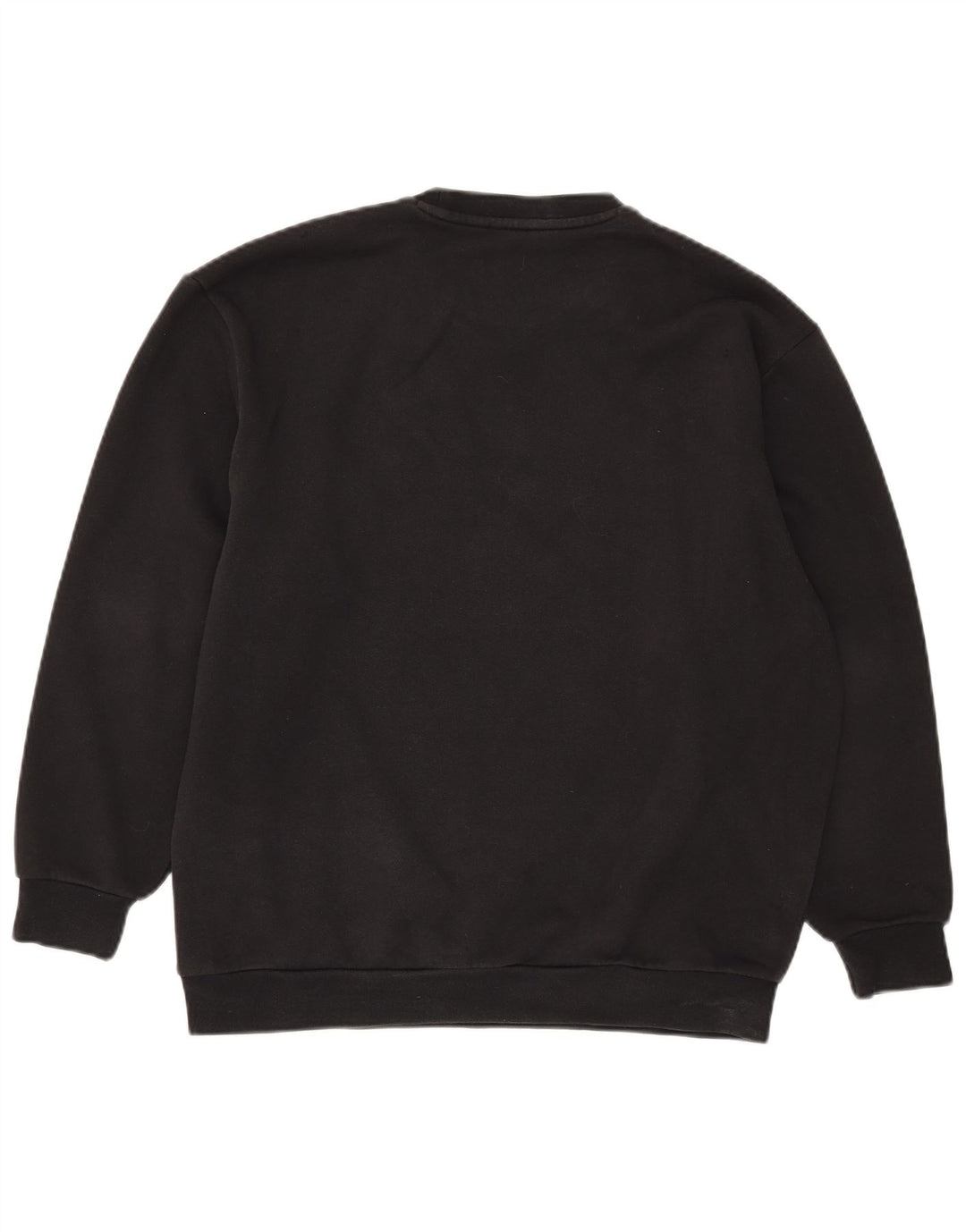 Adidas Herre Grafisk Oversized Sweatshirt Jumper 2XS Sort Bomuld