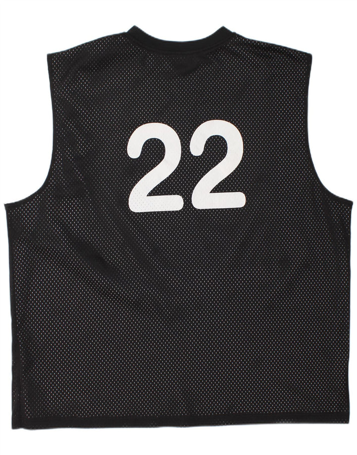 And1 Herre Grafisk Vest Top 3XL Sort Polyester