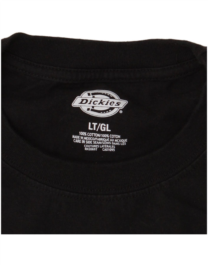 Dickies Herre T-Shirt Top Stor Sort Bomuld