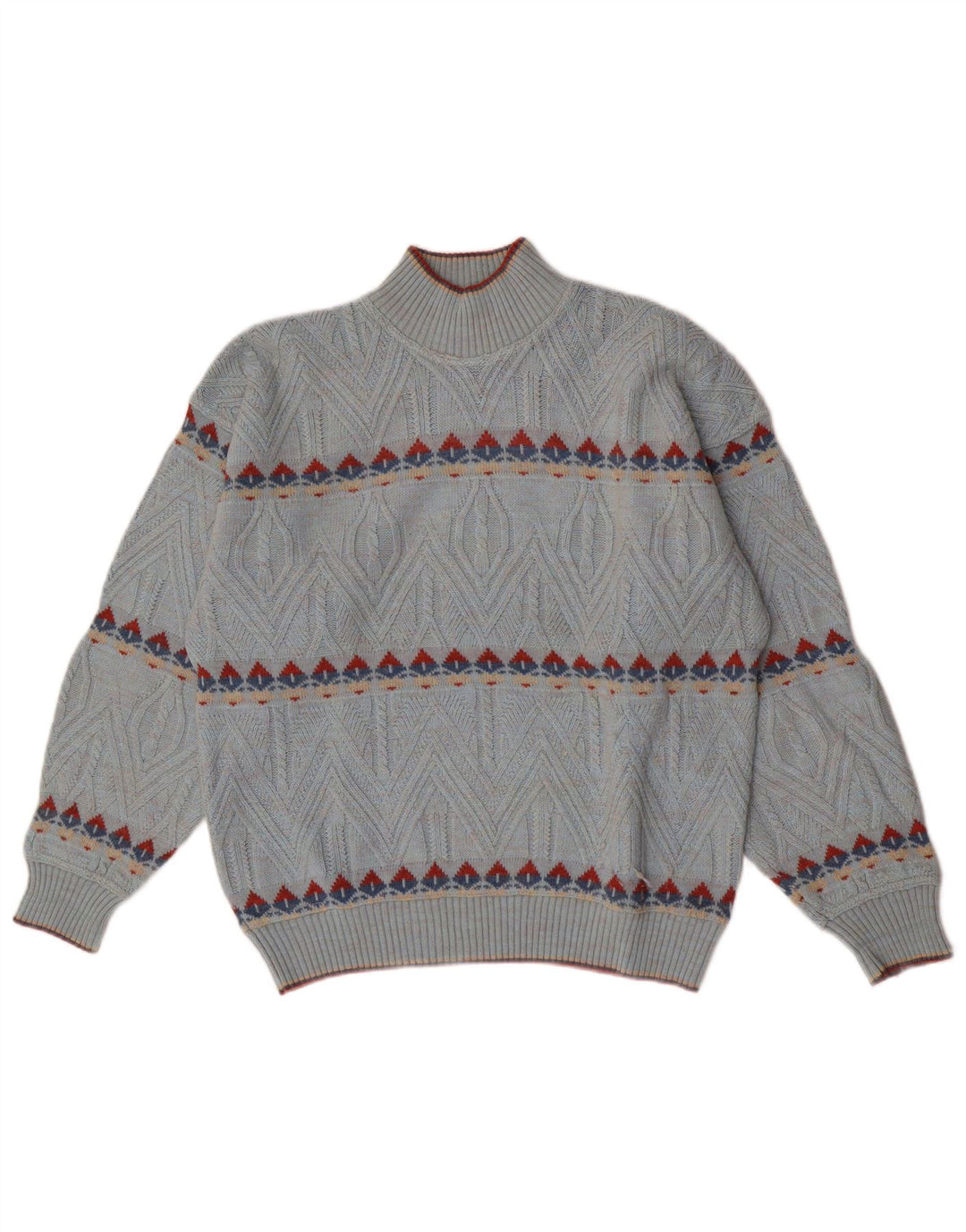 Umberto Bilancioni Herre Turtle Neck Jumper Sweater IT 48 Medium Blue