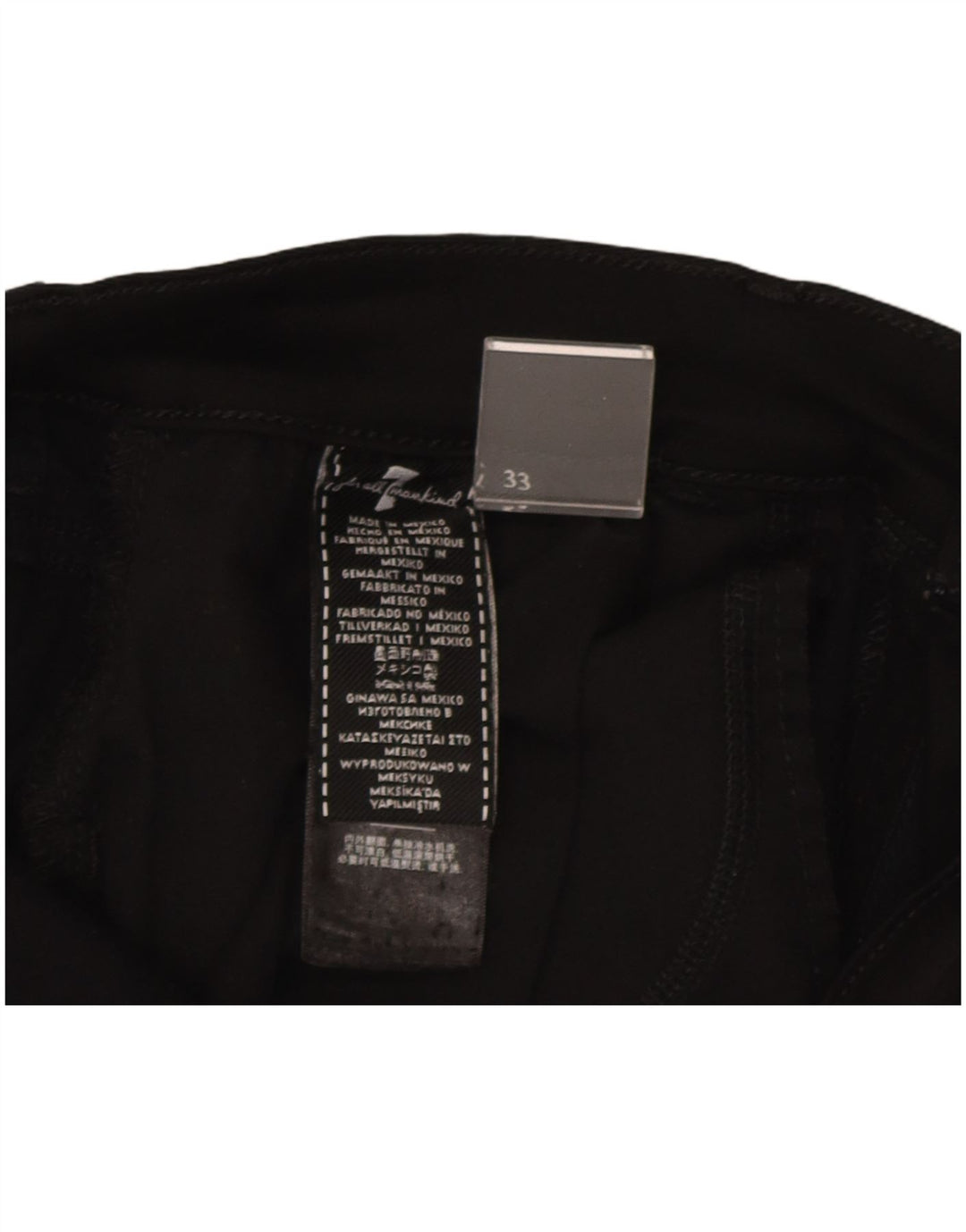 7 For All Mankind Herre Slim Jeans W33 L33 Sort Modal