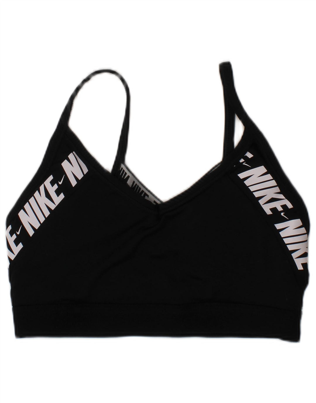 Nike polstret sports-bh-top lille sort polyester sport