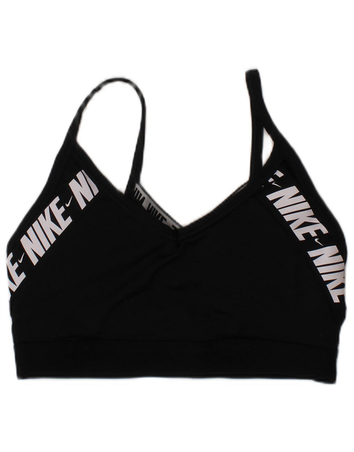 Nike polstret sports-bh-top lille sort polyester sport