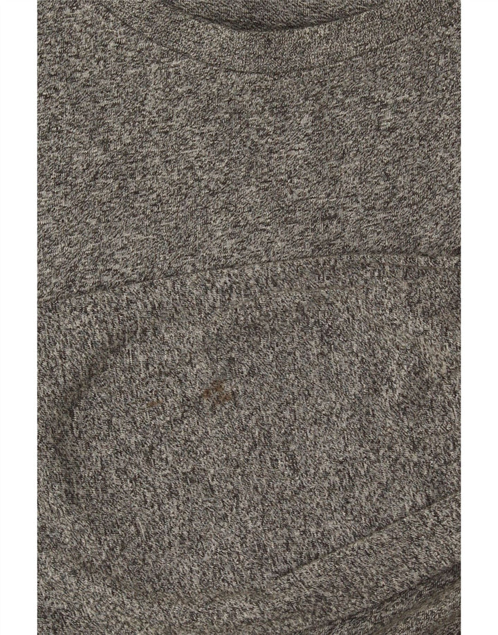 Saltrock Herre grafisk T-shirt Langærmet Medium Grey Flecked Bomuld