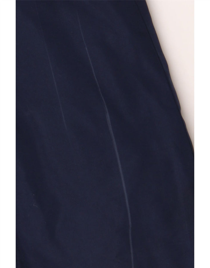 MARKS & SPENCER Dame Autograph Hooded Parka Jacket UK 14 Large Navy Blue