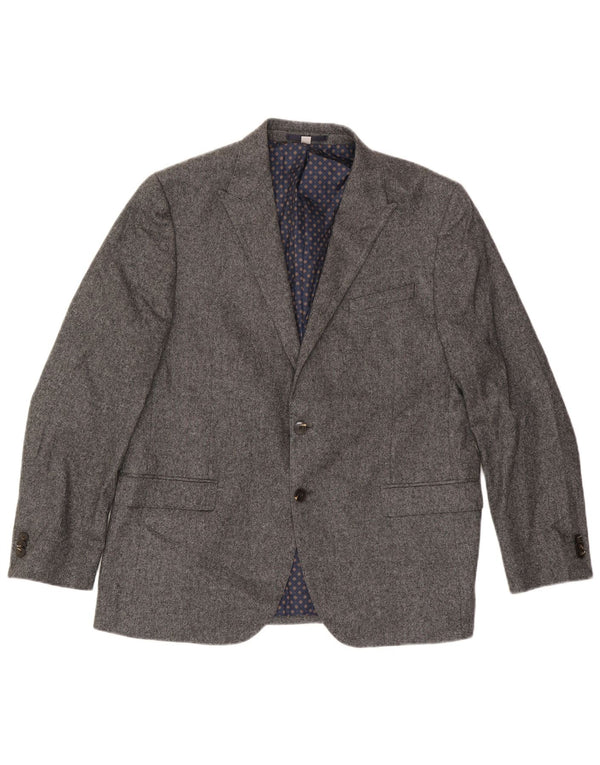 Marks & Spencer Herre 2-knaps blazerjakke UK 44 2XL Grå uld