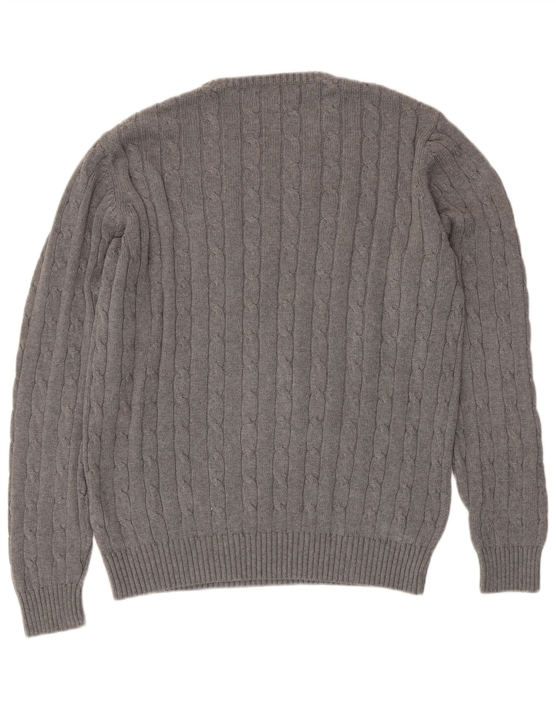Marks & Spencer Herre Blue Harbor Crew Neck trøje Sweater Large Grå