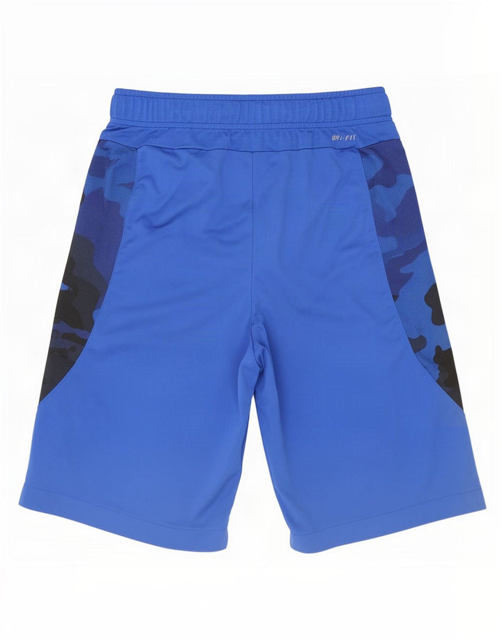 Nike Herre Dri Fit Sportshorts Små blå Camouflage Polyester