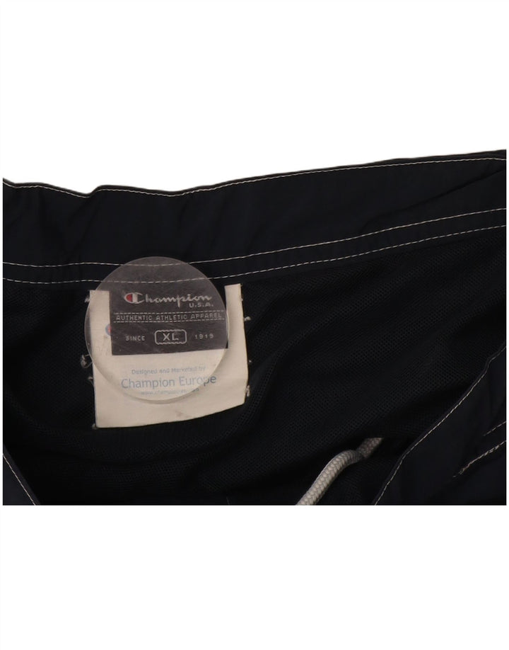 Champion Herre grafiske svømmeshorts XL marineblå polyester