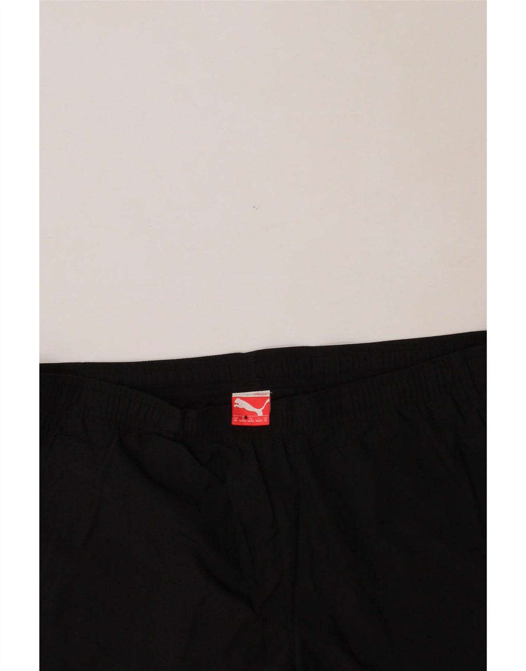 PUMA Mens Graphic Sport Shorts Medium Black Polyester Vintage Puma and Second-Hand Puma from Messina Hembry 