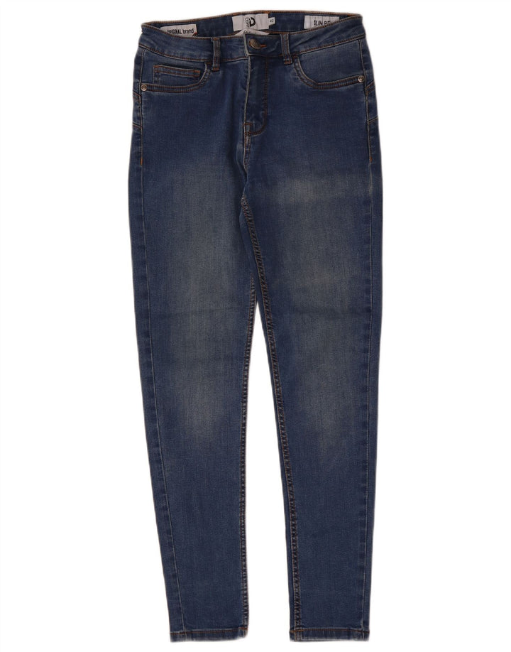 Dacks Dame Slim Jeans IT 42 Medium W28 L27 Blå Bomuld