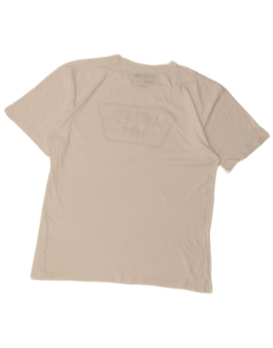 Vans Herre Grafisk T-Shirt Top Stor Hvid Bomuld