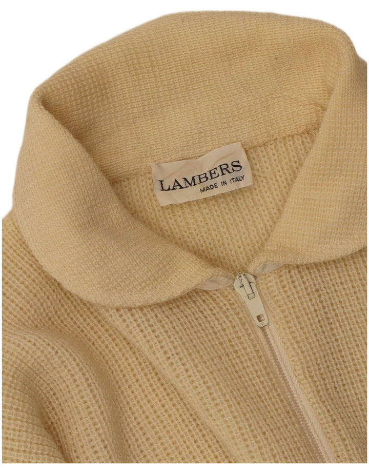 Lambers Herre Polo Neck Jumper Sweater Medium Beige
