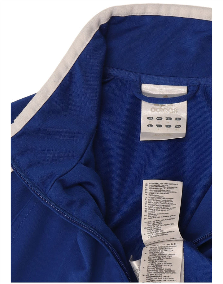 Adidas Træningsdragt til mænd Topjakke Medium Blue Colourblock Polyester