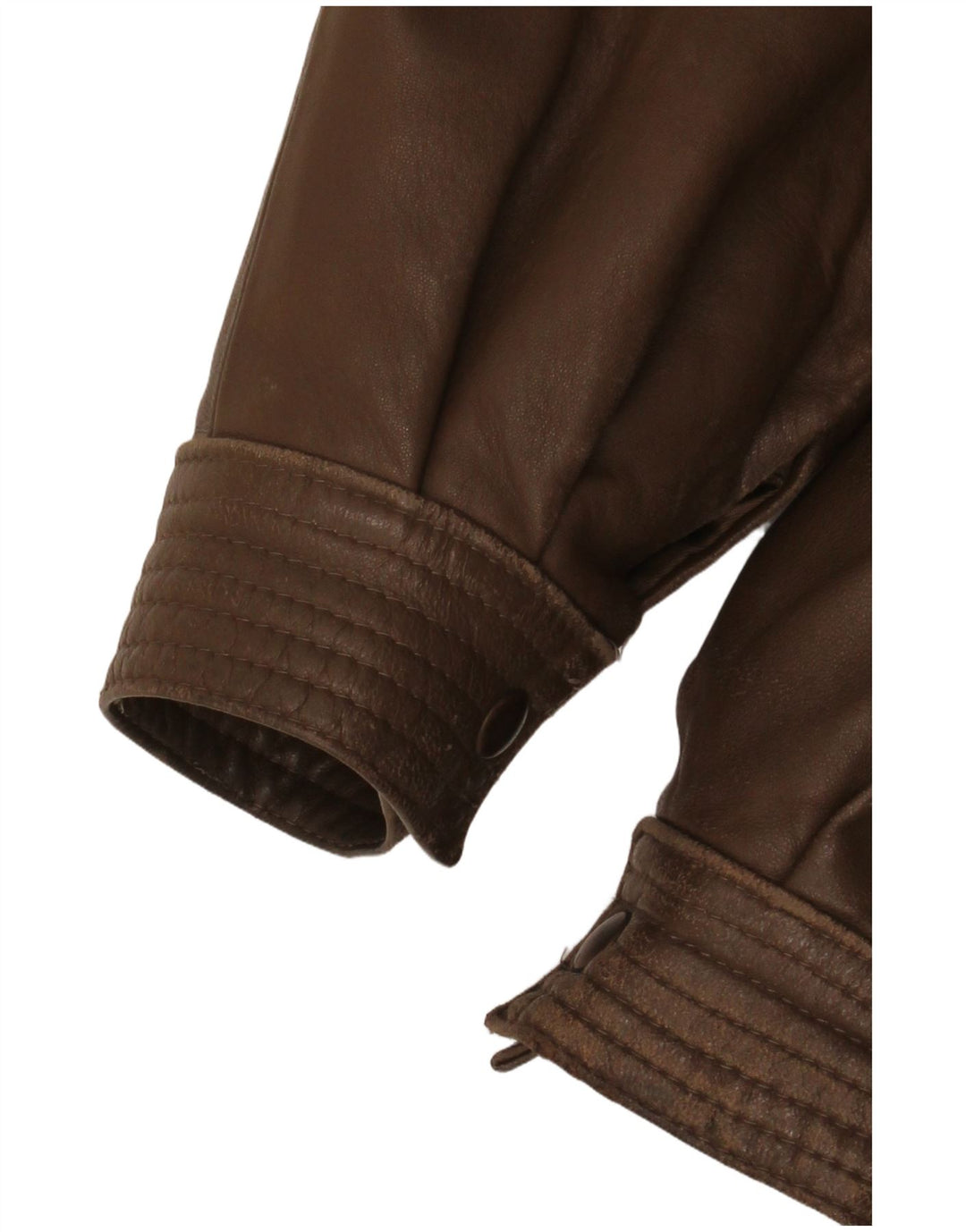 Vintage læderjakke til kvinder IT 42 Medium Brun