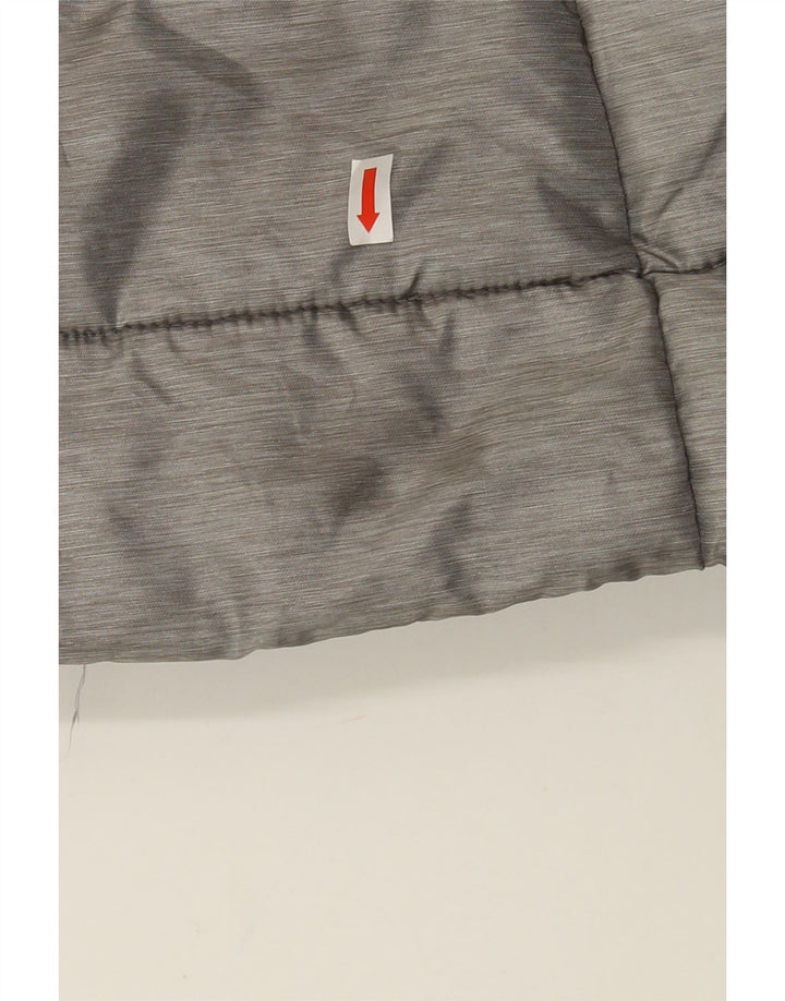 CHAMPION Womens Hooded Padded Coat EU 34 XS Grey Polyamide Vintage Champion and Second-Hand Champion from Messina Hembry 