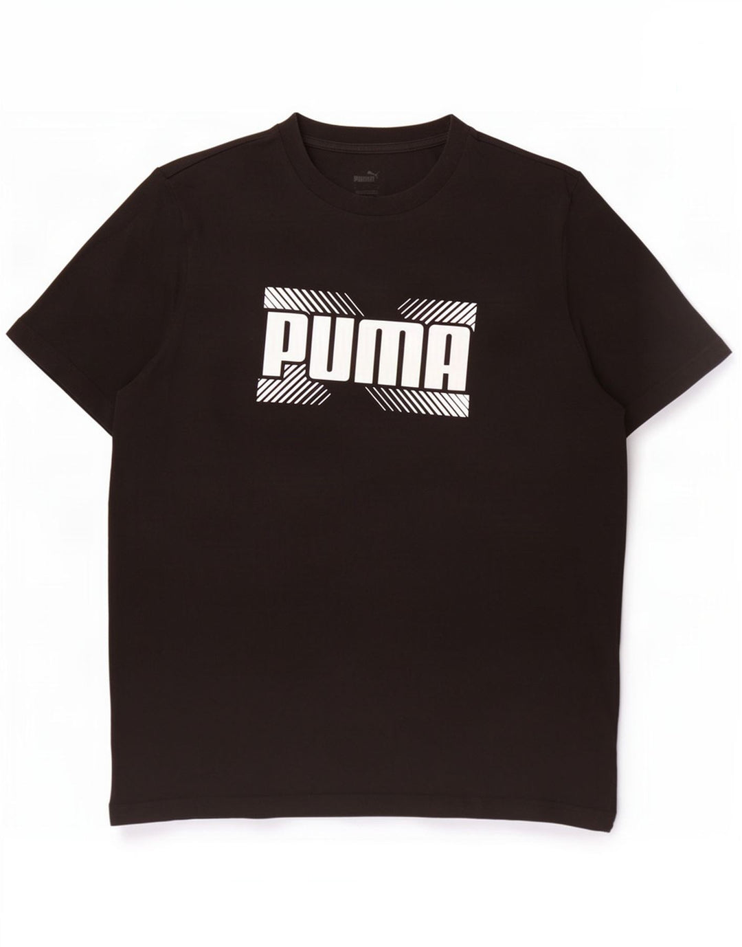 Puma Herre Grafisk T-Shirt Top Stor Sort