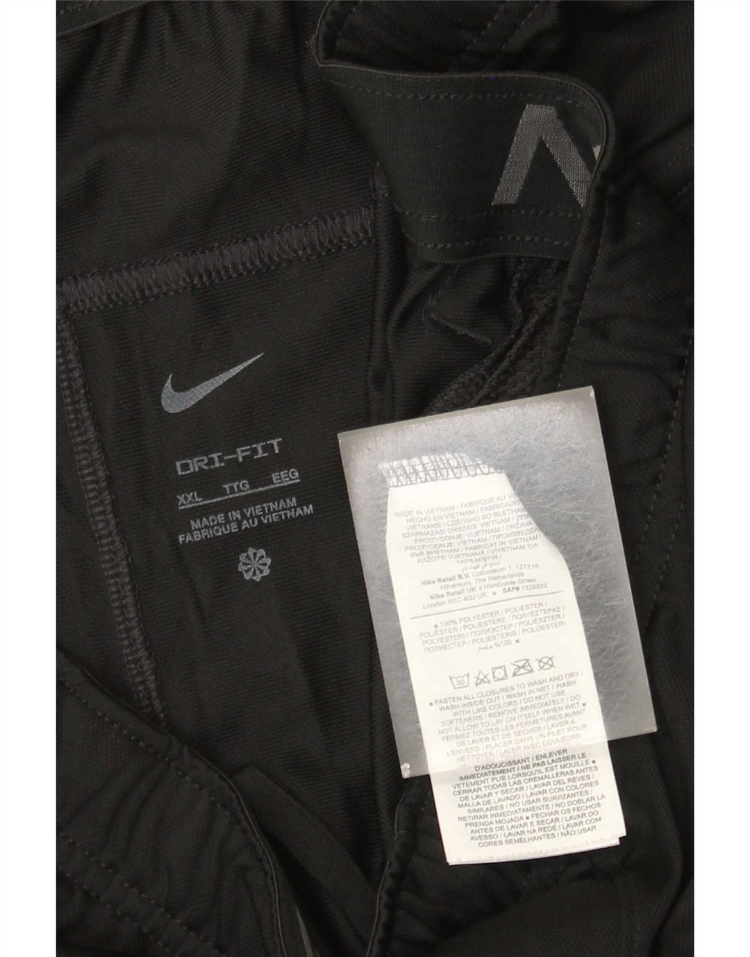 Nike herre Dri Fit sportsshorts 2XL sort polyester