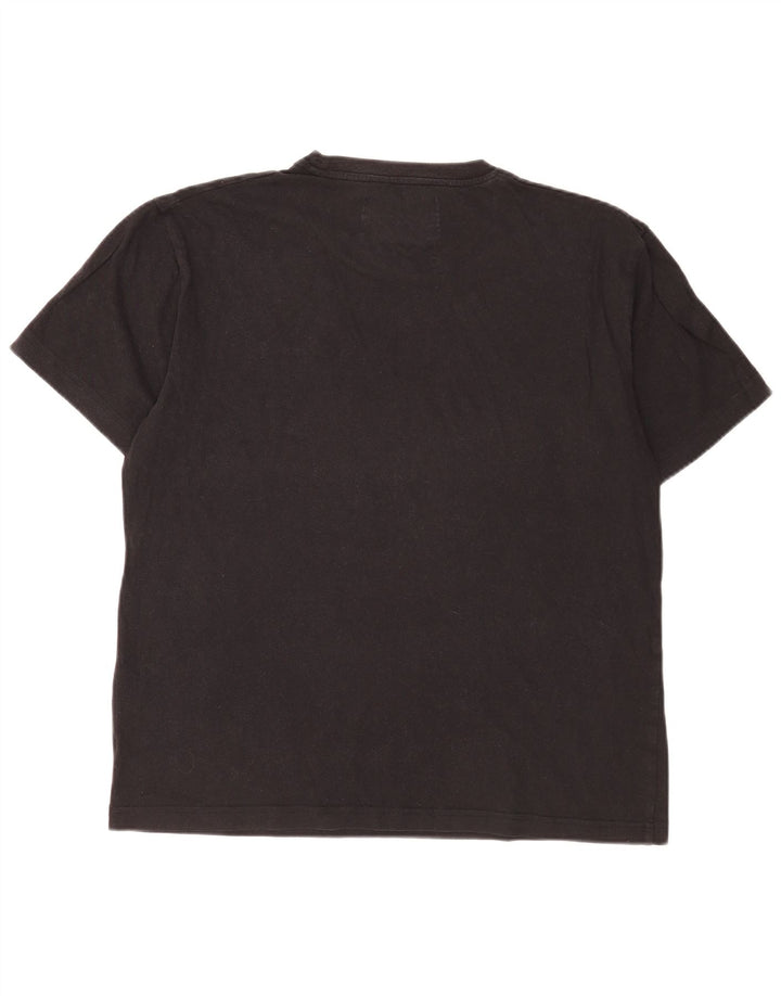 Champion Herre T-Shirt Top Stor Sort Bomuld