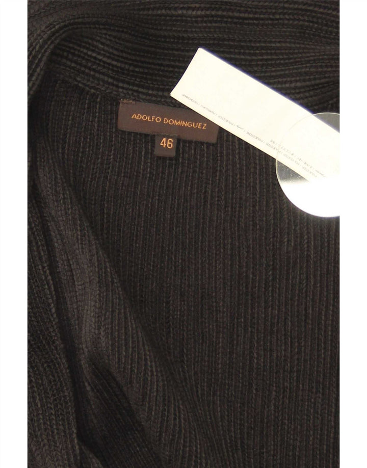 Adolfo Dominguez Dame Flæse Front Shirt Bluse IT 46 Large Sort