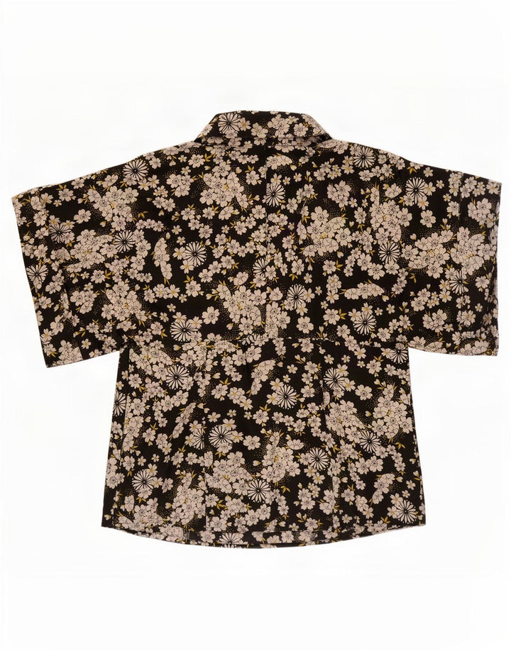 cherie Damebluse Top IT 42 Medium Black Floral