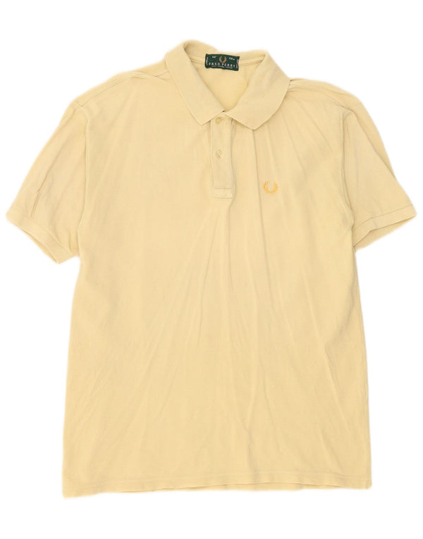 Fred Perry Herre poloshirt Medium gul bomuld