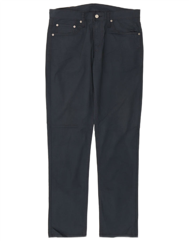 Levi's Herre 511 Slim Jeans W32 L32 Marineblå Bomuld