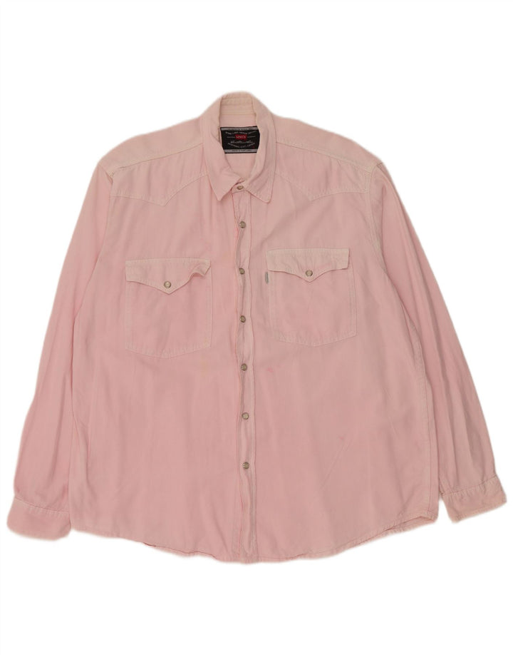 LEVI'S Herreskjorte Stor Pink Bomuld