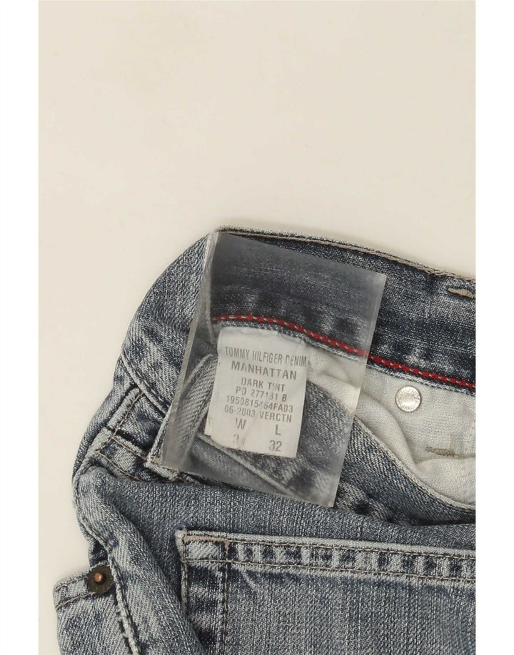 Tommy Hilfiger Dame Manhattan Bootcut Jeans W34 L31 Blå Bomuld