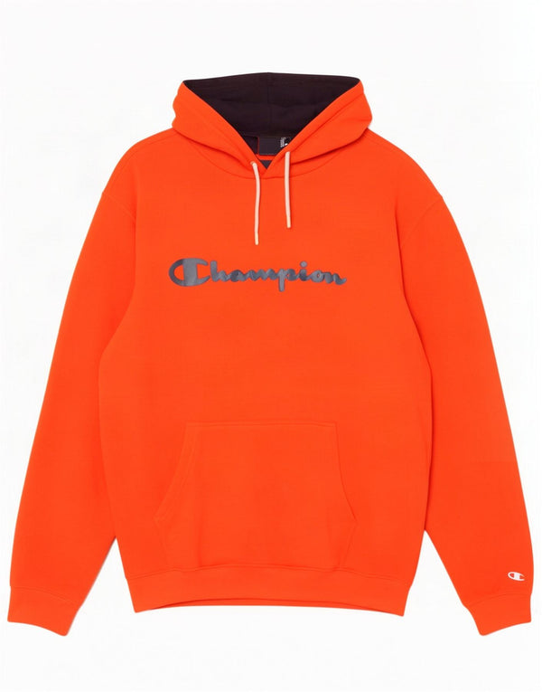 Champion Grafisk hættetrøje til mænd 3XL orange bomuld
