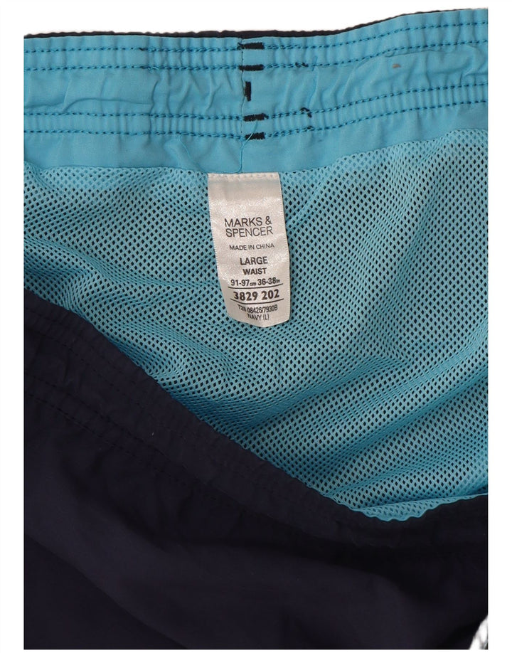 Marks & Spencer Badeshorts til mænd store marineblå polychlorid